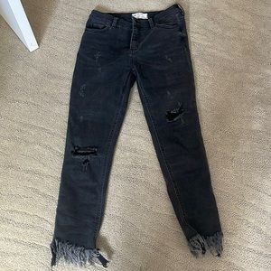 Free people black jeans